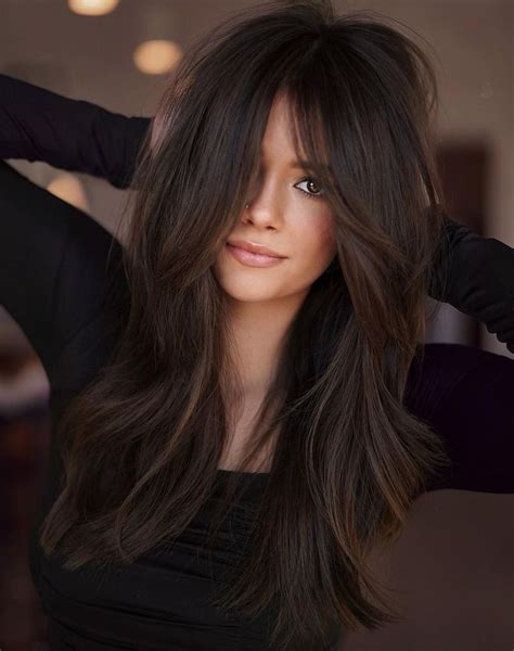 thick layered long hair|extremely long thick hair.